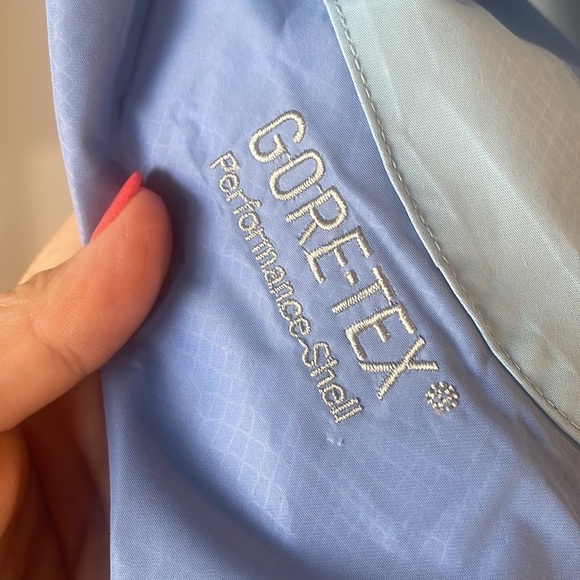 The North Face women’s Gore Tex jacket SUMMIT SERIES performance shell blue L/XL - Picture 4 of 17